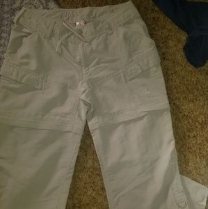 Womens north face hiking pants size 8